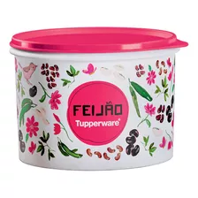 Tupperware | Caixa Feijão 2 Kg Floral - Mantimentos