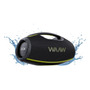Caixa De Som Boombox Waaw By Alok Hyperboom 1000 Bluetooth À Prova D'água 180w Rms Até 12h De Autonomia Preto 127/220v