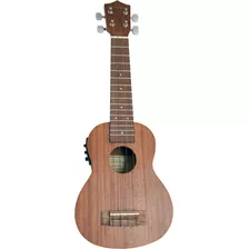 La Sevillana Svuke-200e Ukelele Soprano Electroacústico Color Marrón