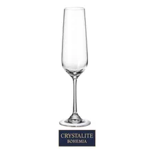 Copa Cristal Bohemia X6 Champagne Crystalite Strix