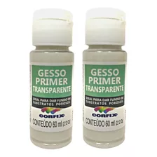 2 Gesso Primer Transparente Corfix 60ml