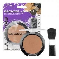 Bronzer Y Brocha La Colors - g a $12000