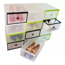 Organizador De Zapatos Cajoncito P/6talle 40 Transparente