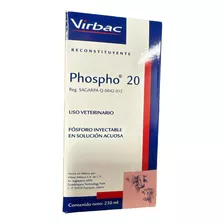 Phospho 20 Reconstituyente Mineral Virbac 250 Ml