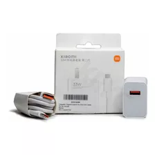 Cargador Original Xiaomi De 33w Con Cable De 6a Incluido