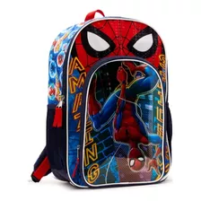 Mochila Escolar Disney Spider Man Más Cuaderno De Regalo