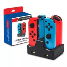 Base De Carga 4 En 1 Compatible Con Nintendo Switch Joycon