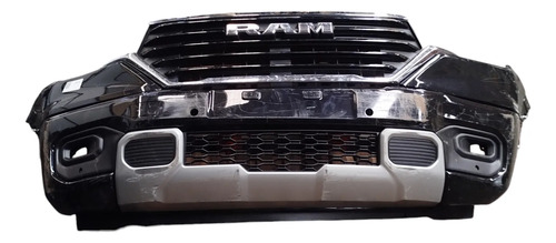Parachoque Dianteiro Ram Rampage 2023 Á 2025 Preto Cromado Preto