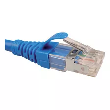 Patchcord Cat6a 90cm Nexxt S/ftp Nab-pcs6a3fbl