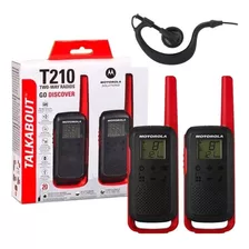 Kit Rádio Comunicador Motorola Talkabout T210br + Fone