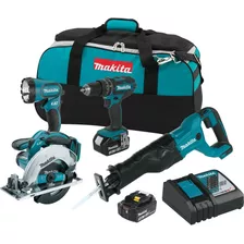 Makita Xt442 18v Lxt 3.0 Ah - Kit Combinado Inalámbrico De.