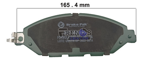 Pastilla Freno Del Brake Pak Para Nissan Pathfinder Foto 6