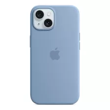 Capa Com Magsafe Para iPhone 15, Apple,azul-inverno