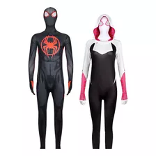 Traje De Spiderman De Across The Spiderverse Para Cosplay