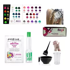 Kit Colorimetría Con 2 Tintes Incluidos Rbl Profesional 9pz