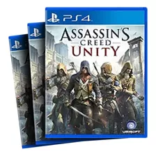 Combo Com 3 Assassins Creed Unity Ps4 Midia Fisica