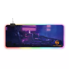 Mousepad Gamer Led Rgb 7 Cores Iluminado Usb 80 X 30cm Mp14