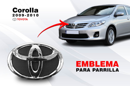 Emblema Para Parilla Toyota Corolla 2009-2010 Foto 2