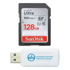 La Tarjeta De Memoria Sandisk Sdxc Sd Ultra De 128 Gb Funcio