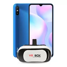 Xiaomi Redmi 9a Dual Sim 64 Gb Azul Celeste 4 Gb Ram + Lentes Vr Box De Regalo