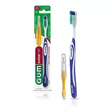 Gum 460rgb Cepillo De Dientes Con Punta Súper, Cabeza Comple