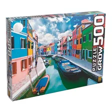 Quebra Cabeça 500 Peças Canal De Burano - Grow 