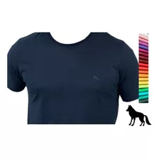 Camiseta Acostamento Básica Lobinho Bordado - Cores Original