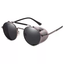 Gafas Lentes De Sol Redondos Retro Metal Hombre Mujer Uv