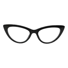 Armação Óculos Fit Fy105 Acetato Preto E Dourado Feminino