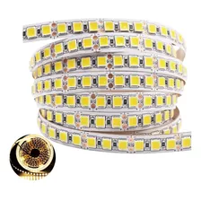 Fita Led 240led Por Metro 3528 P/ Perfil - 5 Metros Cor Da Luz Branco Quente 3000k 12v