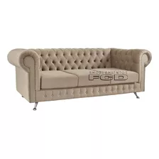 Sillon Chester Sofa Chesterfield 3 Cuerpos Tela Envio Gratis