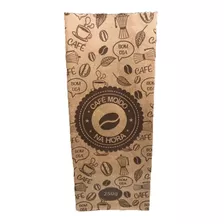 Embalagem Café Papel Kraft 250gr (10 X 23 Cm) 500 Unidades