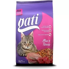 Alimento Gati Sabor Mar Y Tierra Bolsa De 15kg