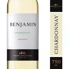 Botella De Vino Blanco Benjamin Chardonnay 750ml Senetiner 