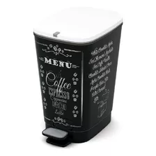 Basurero Cocina Con Pedal 35l Coffee Keter