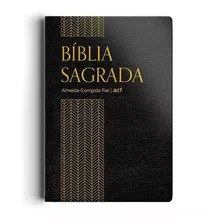 Bíblia Sagrada Acf Semi Luxo - Preta