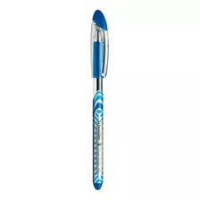 Caneta Schneider Esferografica Slider Basic Kit Com 4 Unds Cor Da Tinta Azul Cor Do Exterior Transparente