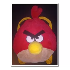 Angry Birds Red, Mochila Peluche, 40x30 Cms. Aprox.