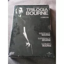 3 Dvd A Trilogia Bourne Original Lacrado Com Luva Original
