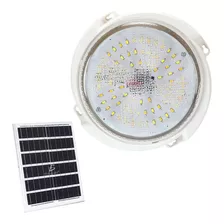 Lampara Led Con Panel De Energía Solar Control 50w