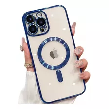 Estuche Forro Funda De Lujo Carga Magnética Para iPhone 15