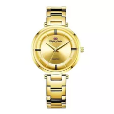 Relógio Philiph London Feminino Dourado Pl81040145f