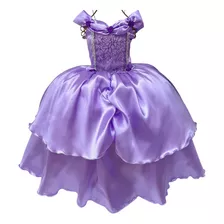 Vestido Luxo Infantil Princesa Sofia / Rapunzel