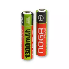 2 Pilas Recargables Noga Para Control Remoto 1300mah Aaa