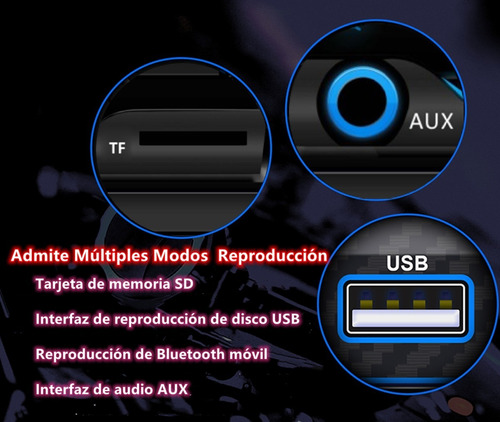 Auto Estereo Bluetooth Mp3 Radio Manos Libres Aux Fm Sd Usb Foto 9