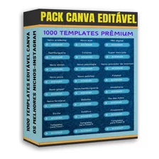 1000 Templates Canva Artes Profissionais Editáveis Instagram