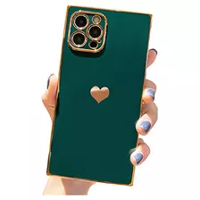 Funda Para iPhone 13 Pro [6.1 Pulgada] Candy Dark Verde P-02