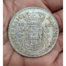 Moeda De Prata 960 Reis 1810b