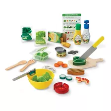 Melissa & Doug Slice & Toss - Juego De Alimentos Para Ensal.