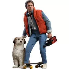 Marty Mcfly & Einstein Back To The Future Hot Toys Mms573